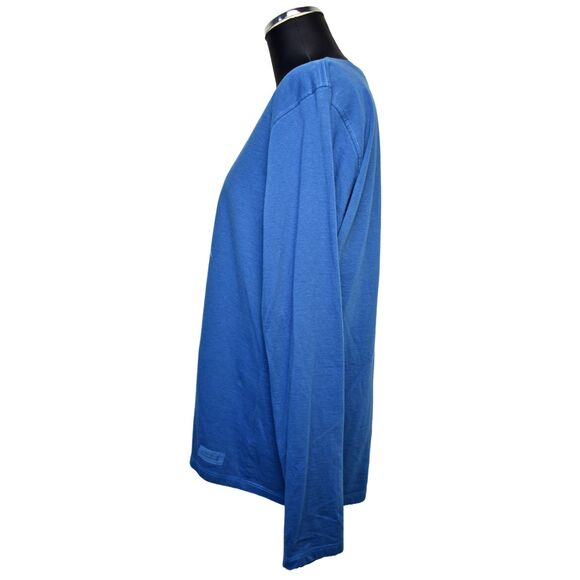 Life Is Good Blue There is Nothing I Wouldn't Give Long Sleeve T-Shirt-Women's L - Picture 5 of 8